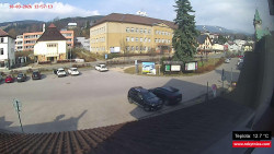 Střed obce Rokytnice nad Jizerou