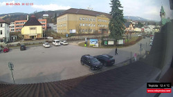 Střed obce Rokytnice nad Jizerou