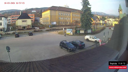 Střed obce Rokytnice nad Jizerou