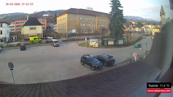 Střed obce Rokytnice nad Jizerou