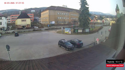 Střed obce Rokytnice nad Jizerou