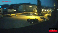 Střed obce Rokytnice nad Jizerou