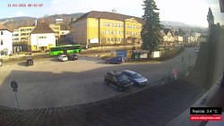 Střed obce Rokytnice nad Jizerou