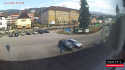 Střed obce Rokytnice nad Jizerou