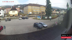 Střed obce Rokytnice nad Jizerou