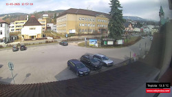 Střed obce Rokytnice nad Jizerou