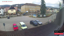 Střed obce Rokytnice nad Jizerou