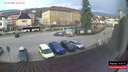 Střed obce Rokytnice nad Jizerou