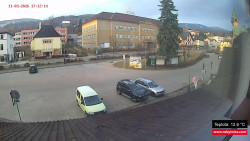 Střed obce Rokytnice nad Jizerou