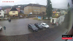 Střed obce Rokytnice nad Jizerou