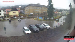 Střed obce Rokytnice nad Jizerou