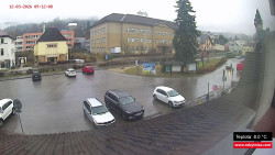 Střed obce Rokytnice nad Jizerou