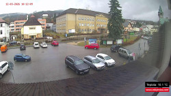 Střed obce Rokytnice nad Jizerou