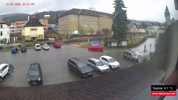 Střed obce Rokytnice nad Jizerou