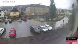 Střed obce Rokytnice nad Jizerou