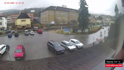 Střed obce Rokytnice nad Jizerou