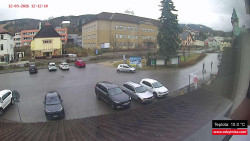 Střed obce Rokytnice nad Jizerou