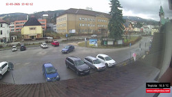 Střed obce Rokytnice nad Jizerou