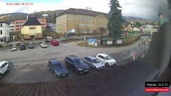 Střed obce Rokytnice nad Jizerou