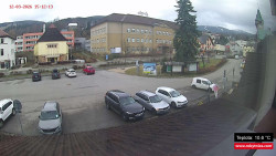 Střed obce Rokytnice nad Jizerou