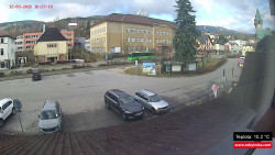 Střed obce Rokytnice nad Jizerou