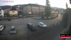 Střed obce Rokytnice nad Jizerou