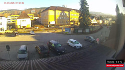 Střed obce Rokytnice nad Jizerou