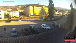 Střed obce Rokytnice nad Jizerou