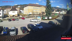 Střed obce Rokytnice nad Jizerou