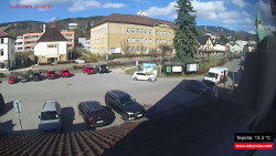 Střed obce Rokytnice nad Jizerou