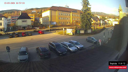 Střed obce Rokytnice nad Jizerou