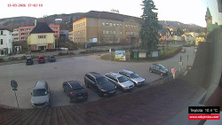 Střed obce Rokytnice nad Jizerou