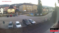 Střed obce Rokytnice nad Jizerou