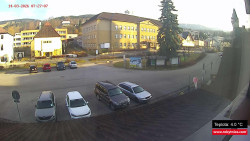 Střed obce Rokytnice nad Jizerou