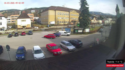 Střed obce Rokytnice nad Jizerou