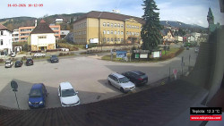 Střed obce Rokytnice nad Jizerou