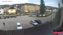 Střed obce Rokytnice nad Jizerou