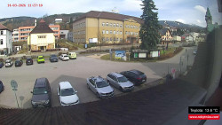 Střed obce Rokytnice nad Jizerou