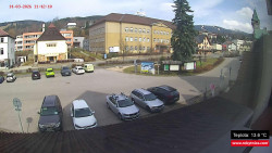 Střed obce Rokytnice nad Jizerou