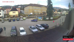 Střed obce Rokytnice nad Jizerou