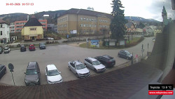 Střed obce Rokytnice nad Jizerou