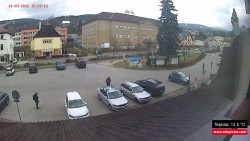 Střed obce Rokytnice nad Jizerou