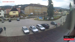 Střed obce Rokytnice nad Jizerou