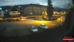 Střed obce Rokytnice nad Jizerou