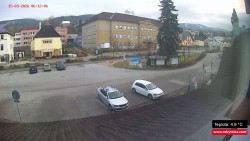 Střed obce Rokytnice nad Jizerou