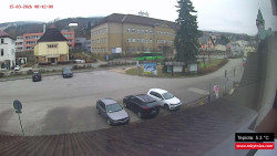 Střed obce Rokytnice nad Jizerou