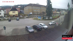 Střed obce Rokytnice nad Jizerou