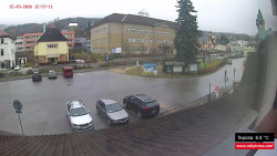 Střed obce Rokytnice nad Jizerou