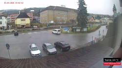 Střed obce Rokytnice nad Jizerou