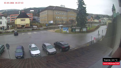 Střed obce Rokytnice nad Jizerou